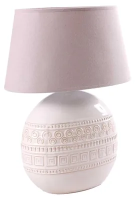 Imagen del producto de Lámpara de cerámica decorada, 40H56 cm