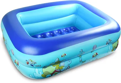 Obrázok produktu pre Nafukovací detský bazén 112x85x30 cm, 2 prstence, pre záhradu