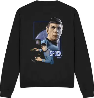 Productafbeelding van Star Trek - Zweetshirt voor heren/dames, uni model, TV12296 (maat L) (zwart)