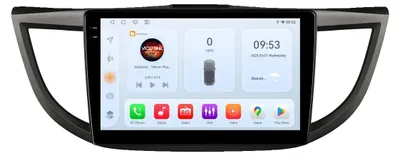 Obrázek produktu pro Autorádio, multimediální systém, inteligentní navigační systém, kompatibilní s palubními systémy Honda CRV CR-V pro roky 2012-2015, model QS4