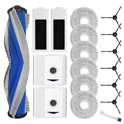 Produktbild von Zubehörset DEEBOT T30 PRO OMNI, 1 Rollenbürste, 2 HEPA-Filter, 6 Wischtücher, 2 Staubbeutel, 6 Seitenbürsten