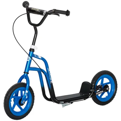 Produktbild von AIYAPLAY Roller Kinder Kickscooter mit verstellbarem Lenker 12 Zoll Räder Blau