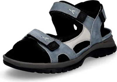 Produktbild von Waldläufer Damen Trekkingsandale Sora schwarz blau 5,5