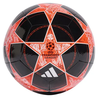 Produktbild von UEFA Champions League - "UEFA Champions League 25/26 Club" Fußball, Sternemuster SX193 (5) (Rot/Schwarz)
