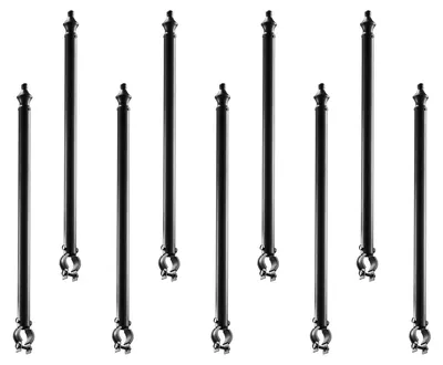 Produktbild von VEVOR Kettenzaunverlängerungen, 18 Pakete 695 mm Verlängerungshöhe, verzinkter Pfostenverlängerer für 32 bis 38 mm Oberkante des Zauns, U-Halterung, Stacheldrahtverlängerungsarm für Privatsphäre, verhindert das Herausspringen von Hunden, 9 Stück-32x45x695 mm
