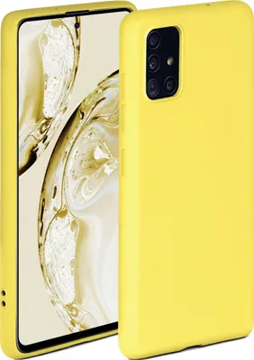 Produktbild von Soft-Case für Samsung Galaxy A71, Farbe:Melonengelb