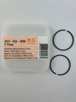 Obrázok produktu pre 2x STIHL original Kolbenringe 42410343000 34x1,2mm