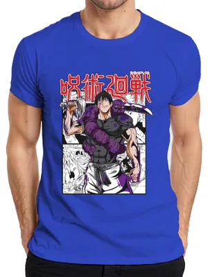 Obrázek produktu pro pánské tričko Curse Sword Manga Gloomy Anime Aesthetics Fan Gift, modrá, L