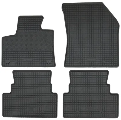 Rigum Gummi Fußmatten Set für Peugeot 3008, Mod. Bj. 2016-, 4-teilig, schwarz