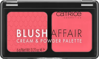Zdjęcie produktu dla Catrice Blush Affair Cream & Powder Palette Paleta róży do policzków 010 Stunning Strawberry, 6 g
