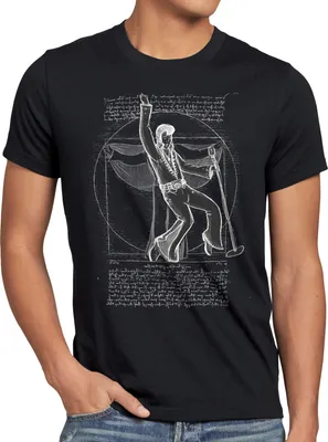 Produktbild von BaumwolleCloud Vitruvianischer King of Rock Herren T-Shirt vinci memphis