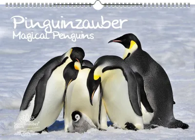 Produktbild von Pinguinzauber Immerwährender Kalender DIN A3 Pinguin - Seelenzauber