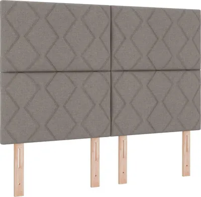 Produktbild von vidaXL Kopfteil Taupe 160 cm Stoff