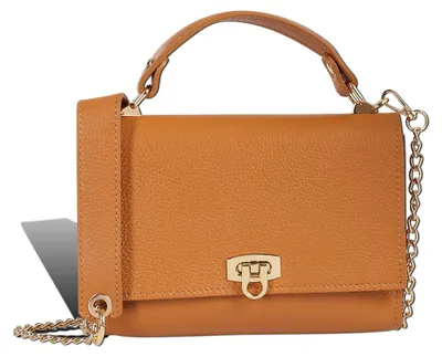 Immagine prodotto di Borsa da donna Toscanto in pelle, color cuoio chiaro D2OTT854HC4