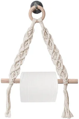 Produktbild von Holz-Produkt zur Aufbewahrung von Toilettenpapier, Handtüchern oder kleinen Gegenständen, ideal für Badezimmer, Küche und Schlafzimmer.