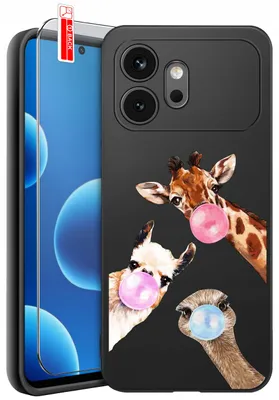 Obrázok produktu pre Puzdrá pre Honor 600 – dizajny | Matné silikónové puzdro + sklo 9H