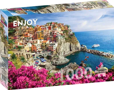 Zdjęcie produktu dla Puzzle 1000 elementów Enjoy – Manarola, Cinque Terre, Włochy