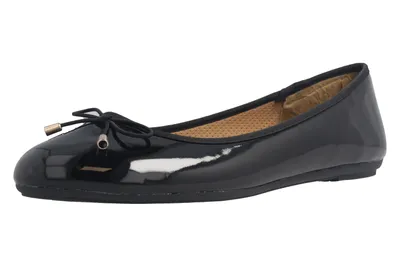 Produktbild von Fitters Footwear Ballerinas in Übergrößen Schwarz 2.514378 Fiona Black Patent große Damenschuhe
