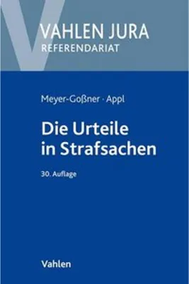 Image de Die Urteile in Strafsachen