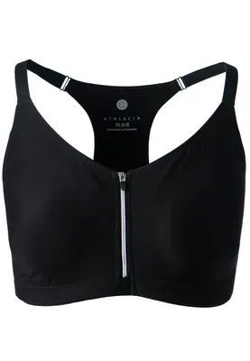 Zdjęcie produktu dla Biustonosz sportowy Athlecia HORTENSIA W, czarny, model 1001, rozmiar 80 C. Biustonosz sportowy z wygodnymi właściwościami