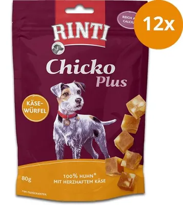 Produktbild von Rinti Extra Chicko Plus Käsewürfel 80g