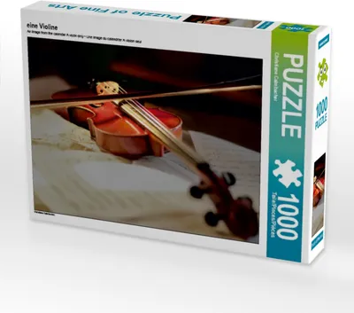 Produktbild von Calvendo eine Violine 1000 Teile Puzzle quer 640x480mm, Calmbacher Christiane; 7330585