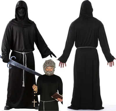 Immagine prodotto di Costume da guerriero oscuro da mietitore per uomo taglia M/L, taglia:L