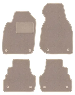 Immagine prodotto di Tappetini in moquette per Audi A6 C5 FL 2001-2004 (berlina/station wagon) – set 4 pezzi, beige, su misura – Wielganizator LUX