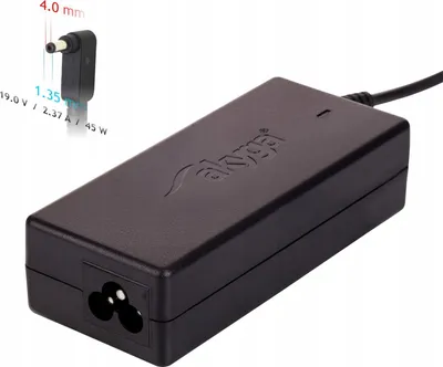 Obrázek produktu pro Akyga AK-ND-54, Laptop, Vnitřní, 100-250 V, 55 +/- 5 Hz, 45 W, 19 V