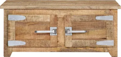 Productafbeelding van vidaXL Salontafel 70x70x30 cm, massief mangohout