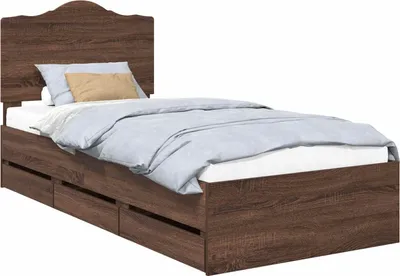 Immagine prodotto di Struttura del letto con cassetto Quercia marrone 90 x 200 cm
