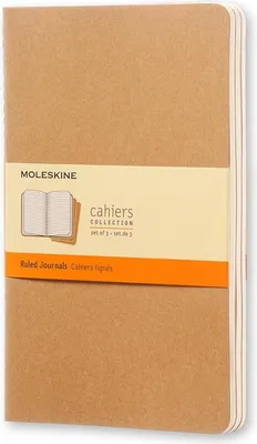 Image de Moleskine 9788883704987 MOLESKINE Cahier de notes Cahier, L/A5, ligné, carton, marron