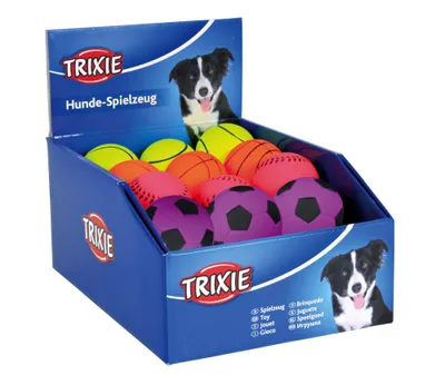 Produktbild von Trixie Neonbälle, Moosgummi, schwimmt - 24 Stück