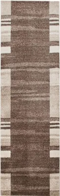 Produktbild von Tapiso Läufer SARI Modern Dunkelbraun Wohnzimmer  100 x 1500