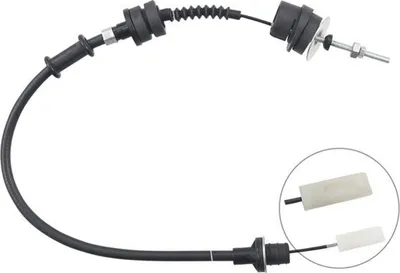 Produktbild von Seilzug Kupplungsbetätigung pendelnd 755 mm A.B.S. für NISSAN MICRA