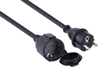 Productafbeelding van Bouwplaatsverlengkabel IP44 - 10 meter H07RN-F 3G1.5 voor buitengebruik