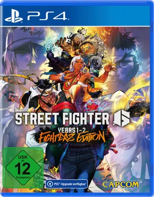 Produktbild von Street Fighter 6 Years 1-2 Fighters Edition – PlayStation 4 - Komplettpaket mit 8 DLC-Charakteren, Crossplay, exklusive Extras