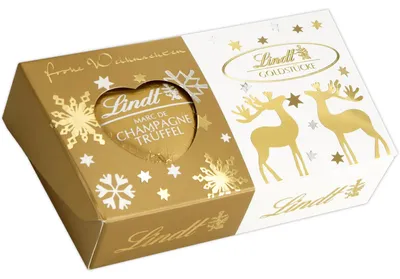 Produktbild von Lindt Goldstücke Trüffel Herz Duo 50g