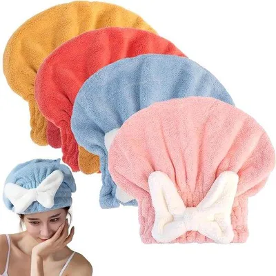 Immagine prodotto di Asciugamano in microfibra per un'asciugatura rapida, asciugamano in microfibra per donne, ideale per asciugare rapidamente i capelli