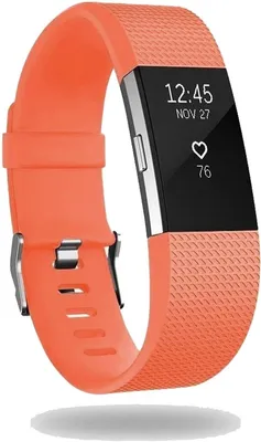 Productafbeelding van Koraalroze polsbandje, geschikt voor Fitbit Charge 2 - horlogebandje - polsbandje geschikt voor Fitbit - Fitbit Charge 2 sportbandje - Koraa - L - horlogebandje - exclusief Fitbit - polsbandje - siliconen - CHPN