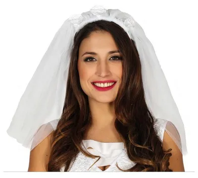 Immagine prodotto di Velo da damigella d'onore Velo da sposa Art Deco Accessorio per matrimonio Romantico elegante Celebrazione Tradizione Celebrazione Indimenticabile Fascia da cerimonia, Colore: Bianco