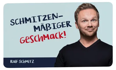 Produktbild von Ralf Schmitz Brettchen - Schmitzenmäßiger Geschmack! Frühstücksbrettchen Schneidebrettchen aus Resopal