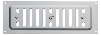 Produktbild von SOTECH Lüftungsgitter oval 260 x 90 mm – Edelstahl, verstellbar