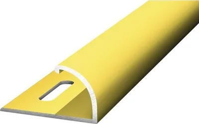 Produktbild von Prinz Abschlussprofil Alu gold gelocht 25 x 1000 mm
