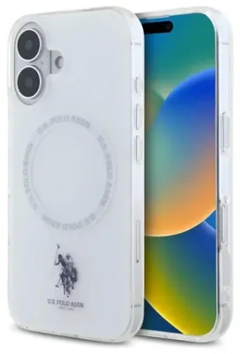 Produktbild von Fall Us Polo Iml Ring Magsafe Na Iphone 16 - Białe