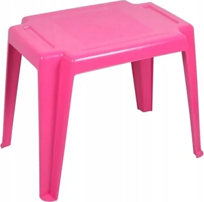 Produktbild von Kindertisch aus Kunststoff rosa Garten Lolek