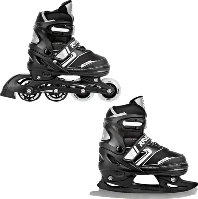 Produktbild von 2in1 Inlineskates Schlittschuhe Raven Helixi Black/Grey 38-42