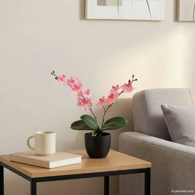Zdjęcie produktu dla Sztuczna Roślina Orchidei różowy 36 x 10 x 30 cm