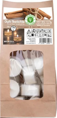 Produktbild von Duft-Teelichte 7h, 18 Stück Cinnamon Spices