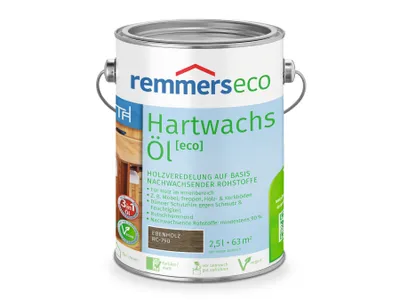 Produktbild von Remmers Hartwachs-Öl [eco] ebenholz (RC-790) 2,5 l, Leinölfirnis